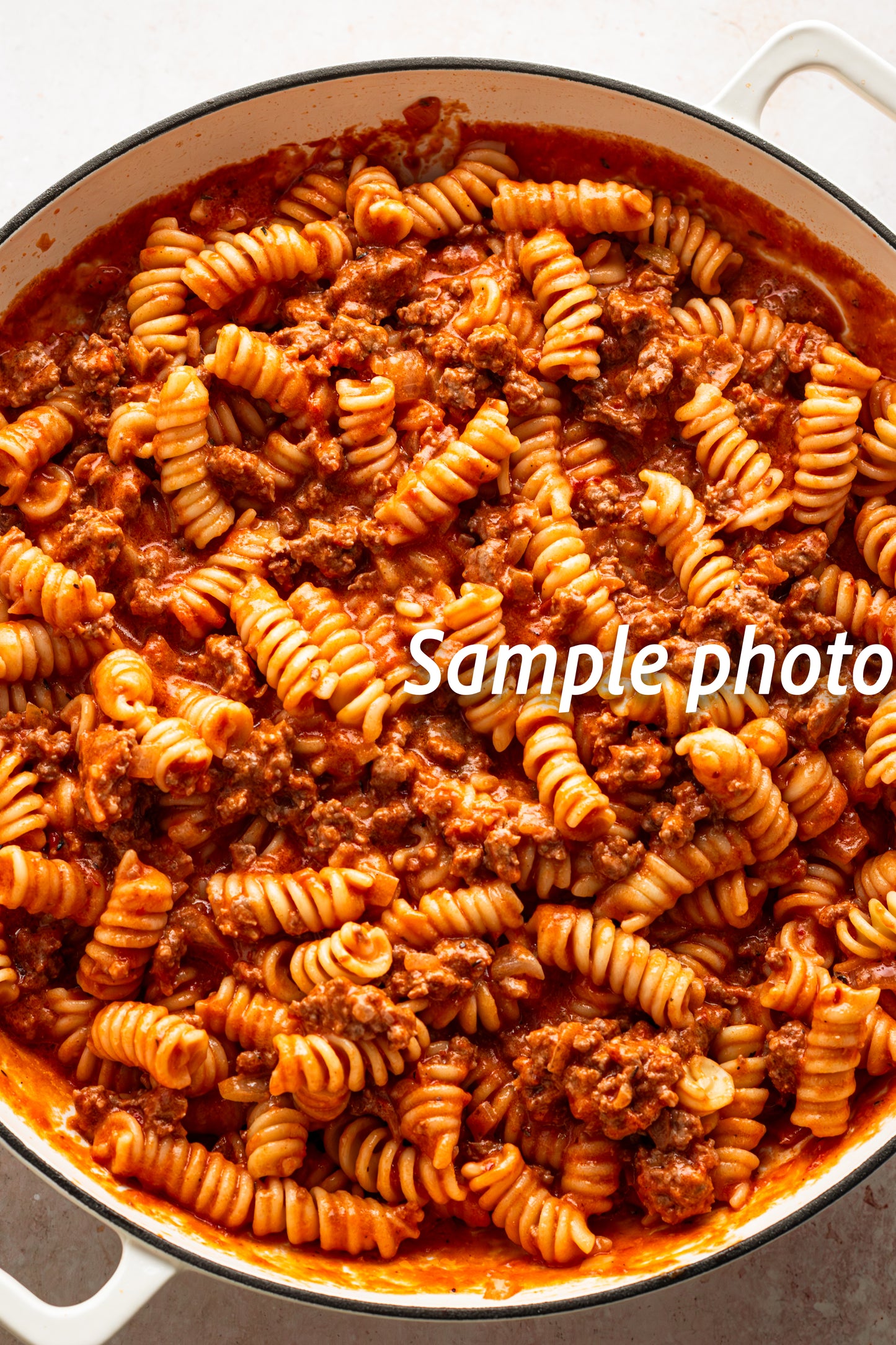 Creamy Beef Tomato Pasta - Set 2