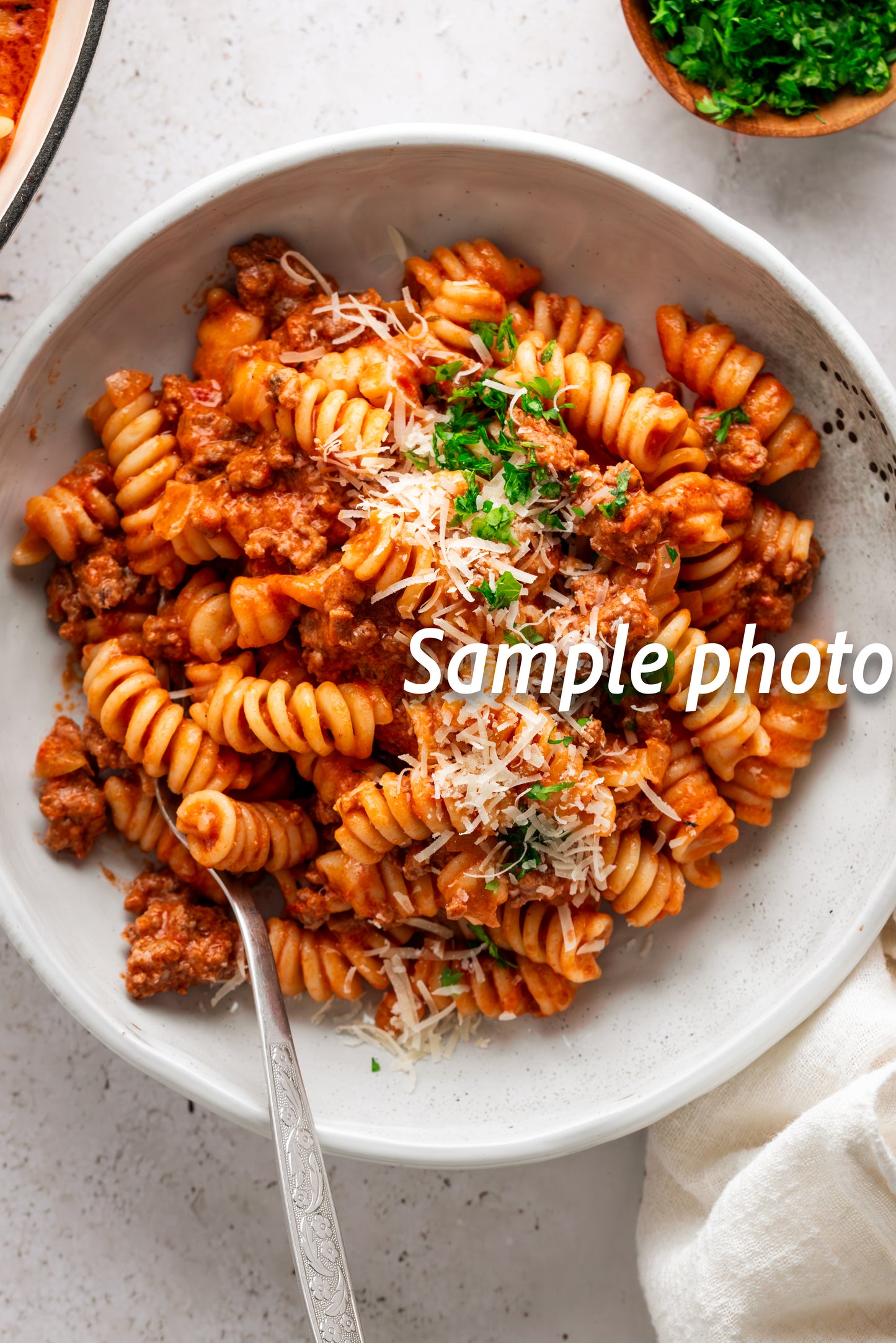 Creamy Beef Tomato Pasta - Set 2