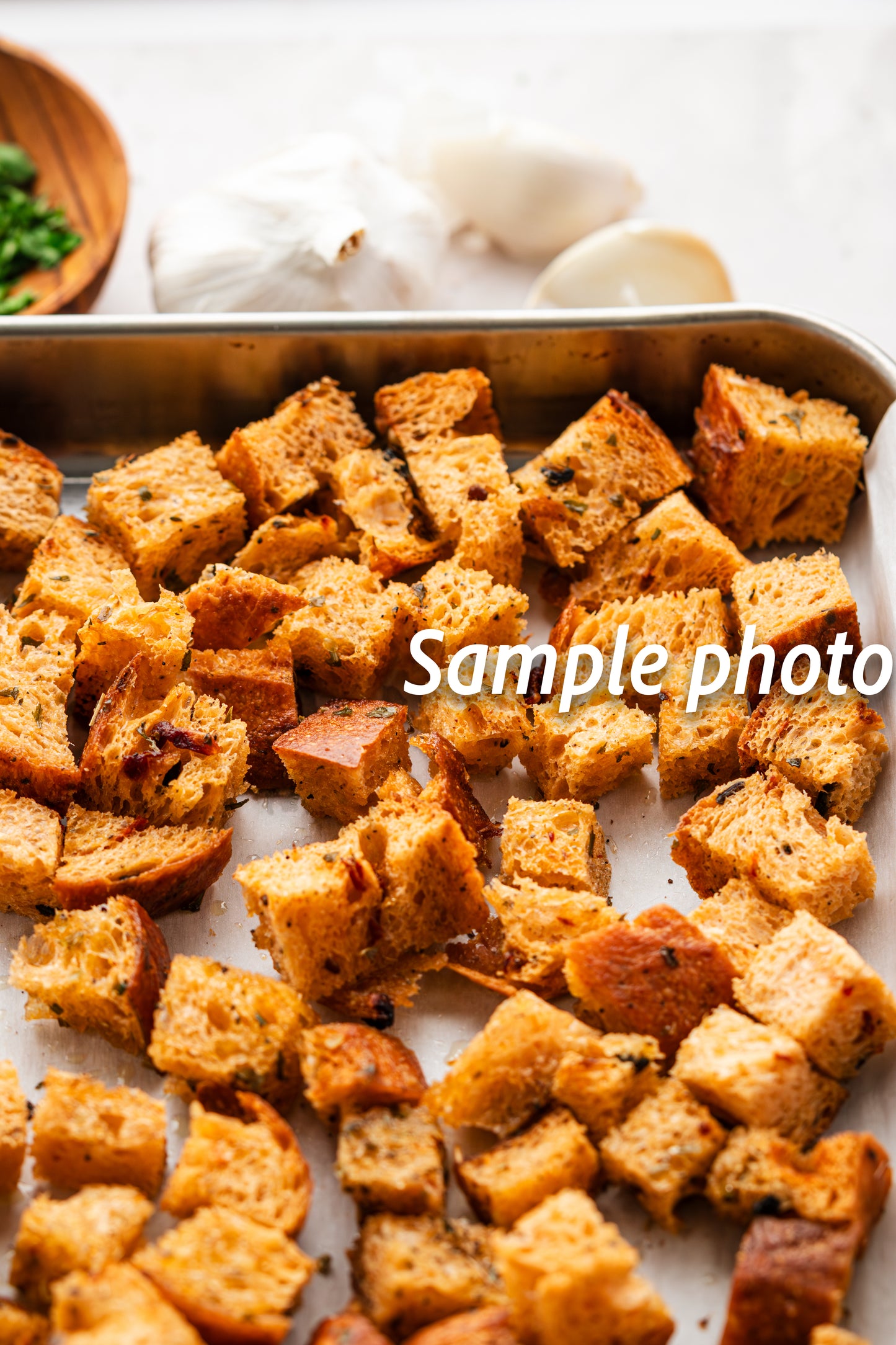 Garlic Herb Croutons - Set 1