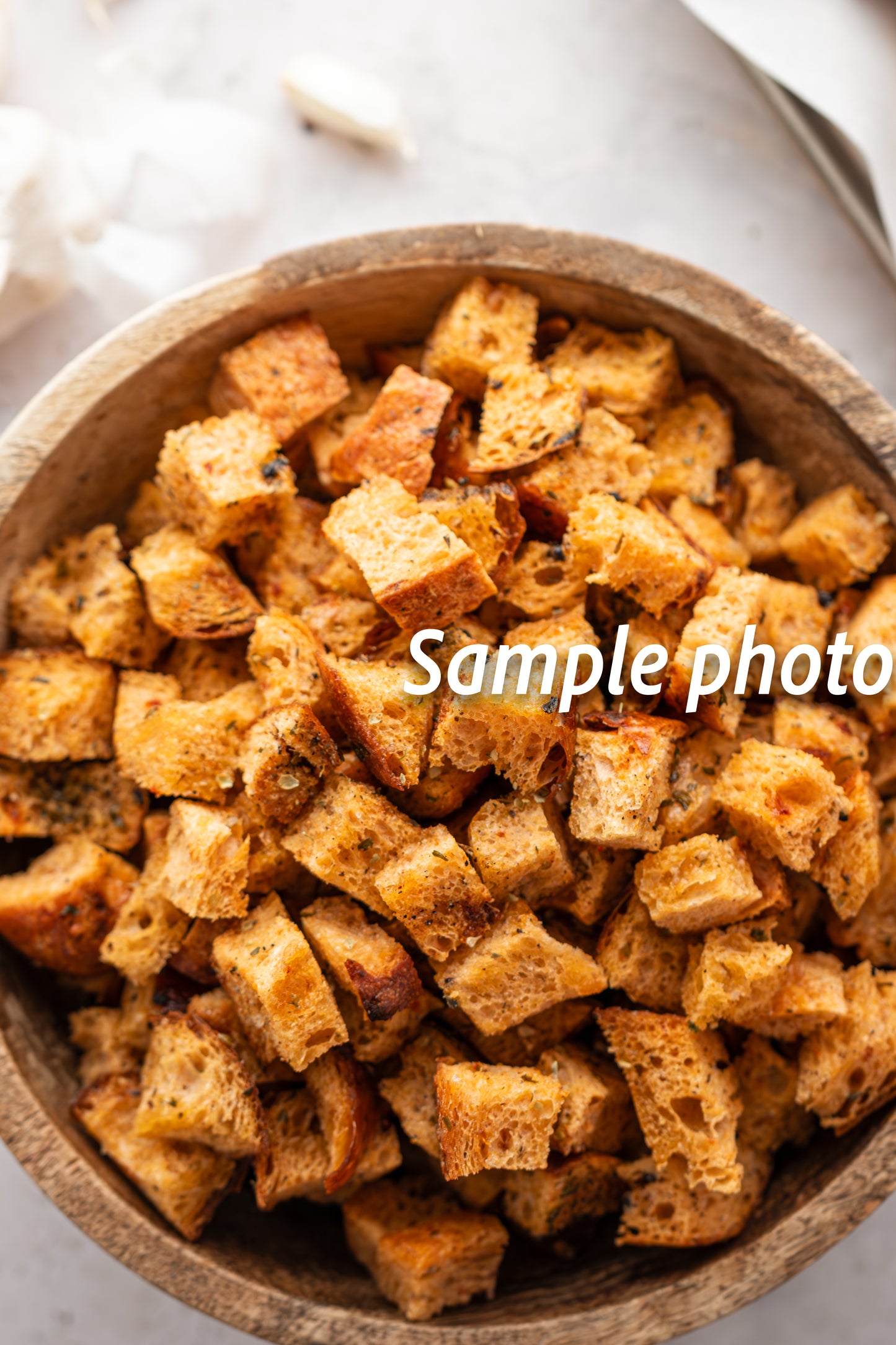 Garlic Herb Croutons - Set 1