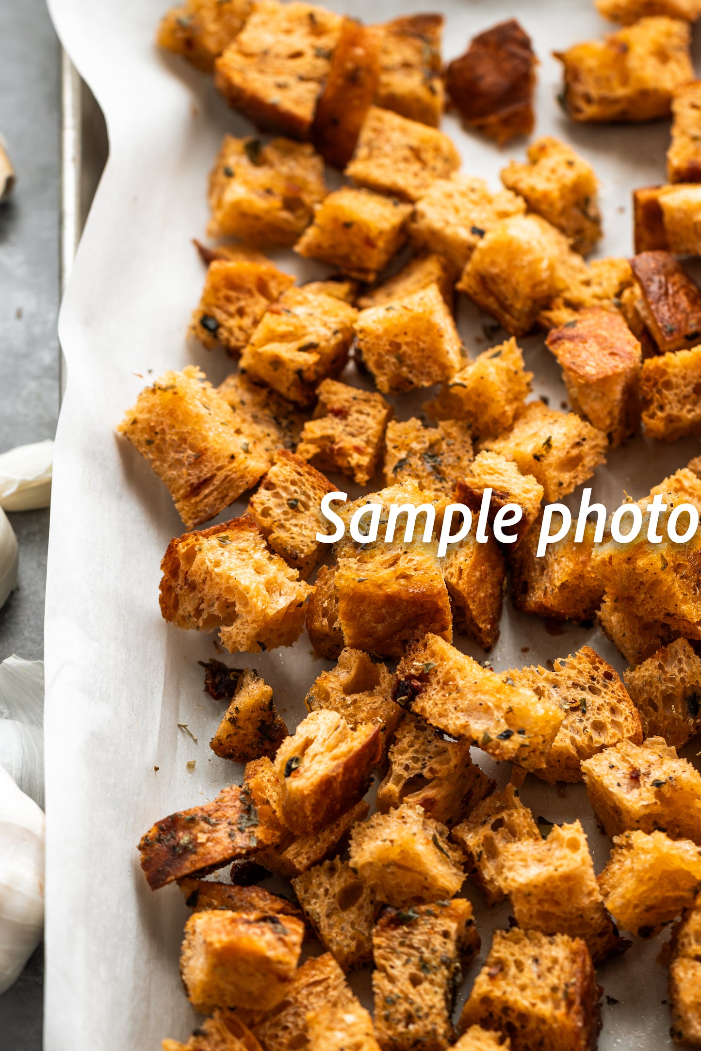 Garlic Herb Croutons - Set 2