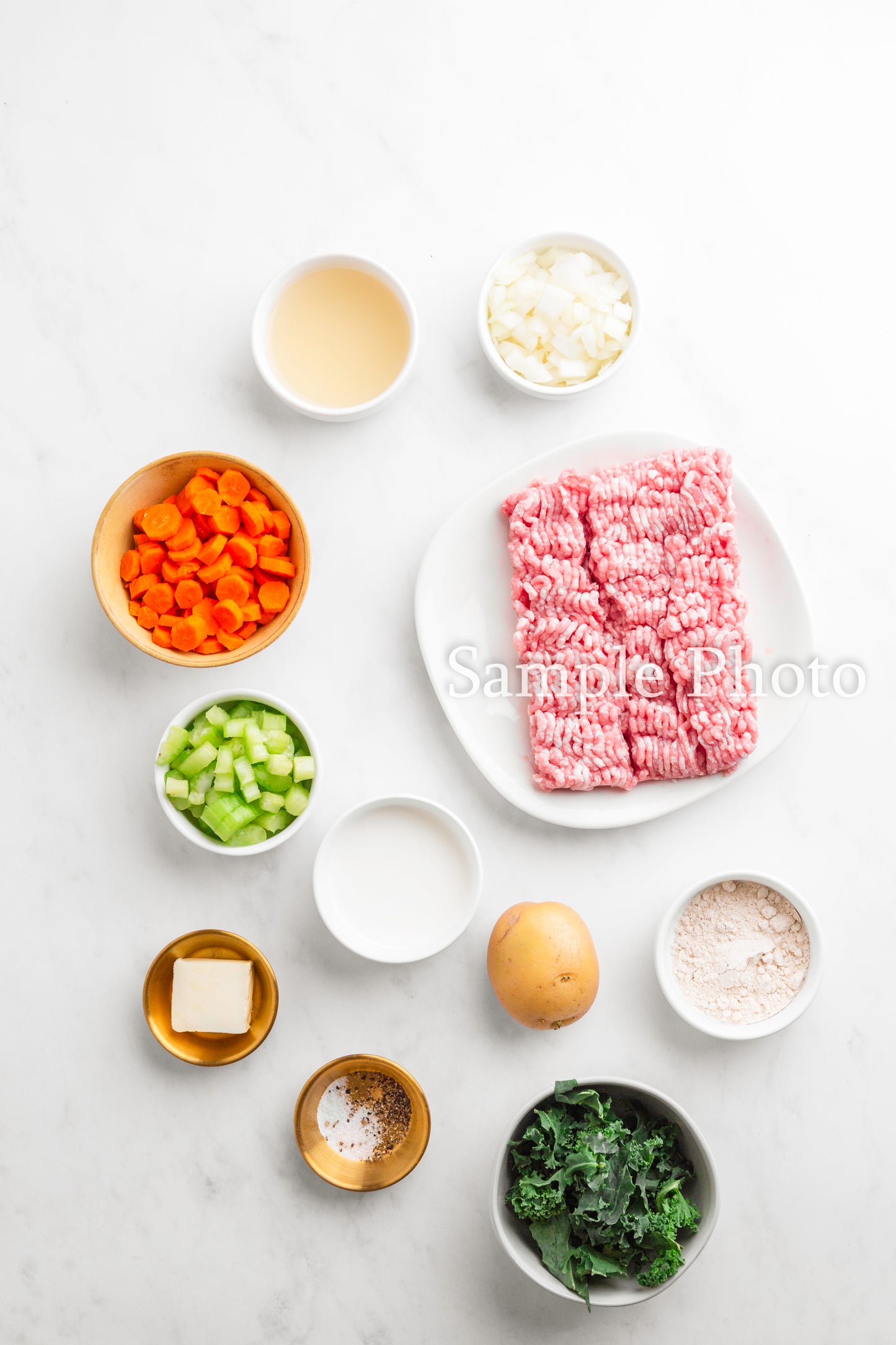 Tuscan Potato Sausage Soup - Set 2