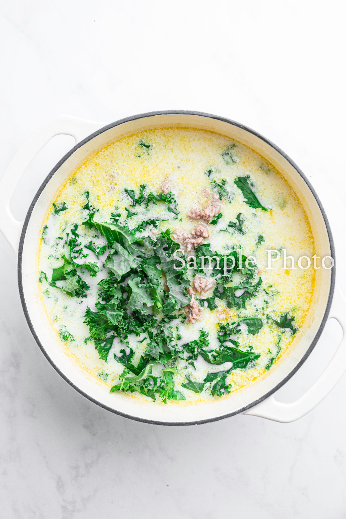 Tuscan Potato Sausage Soup - Set 2