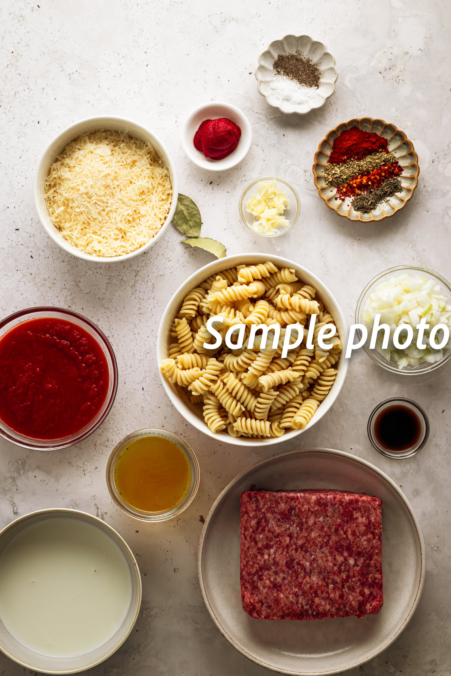 Creamy Beef Tomato Pasta - Set 1