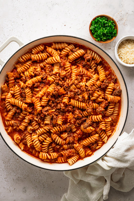 Creamy Beef Tomato Pasta - Set 2