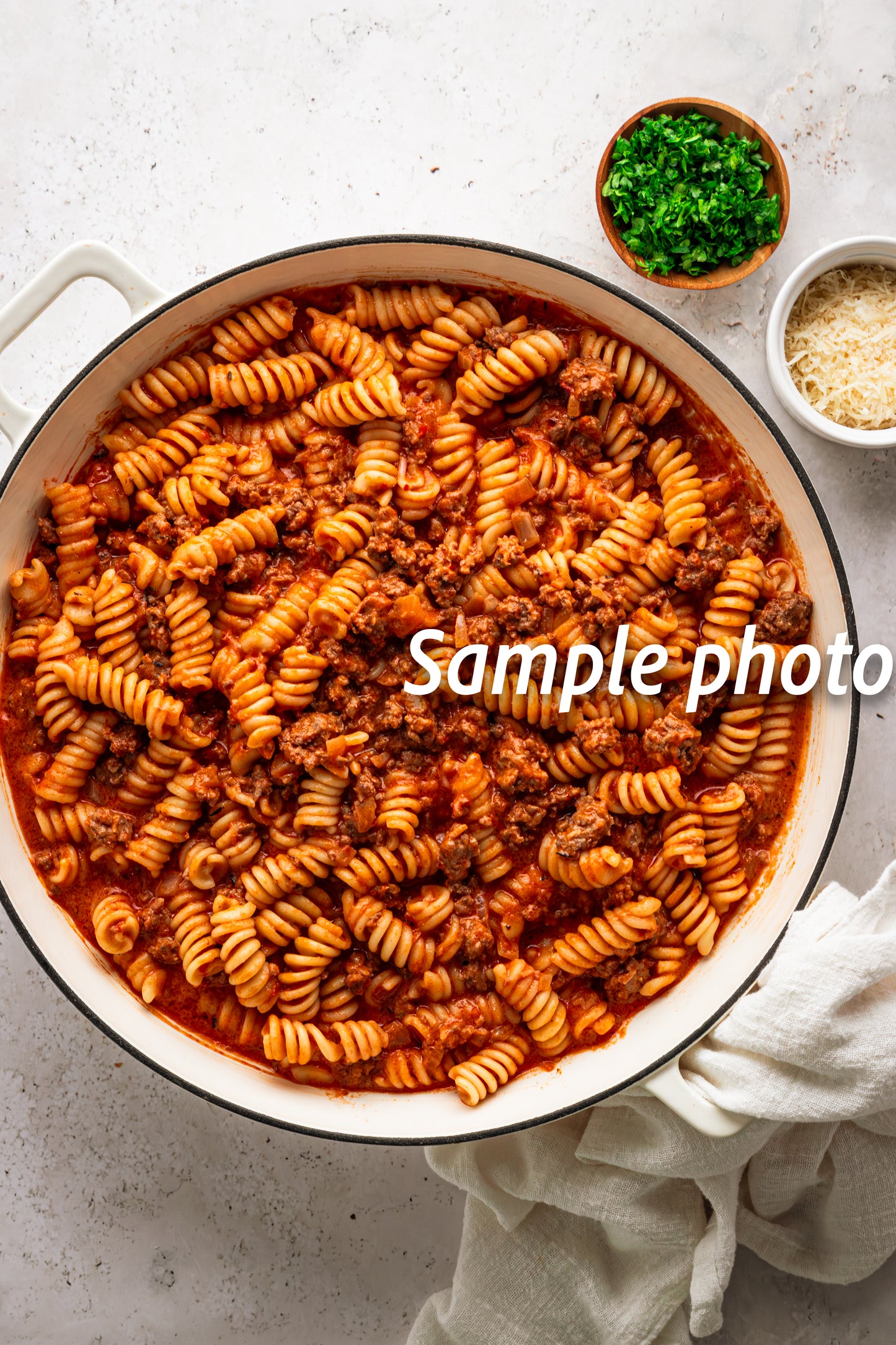 Creamy Beef Tomato Pasta - Set 2