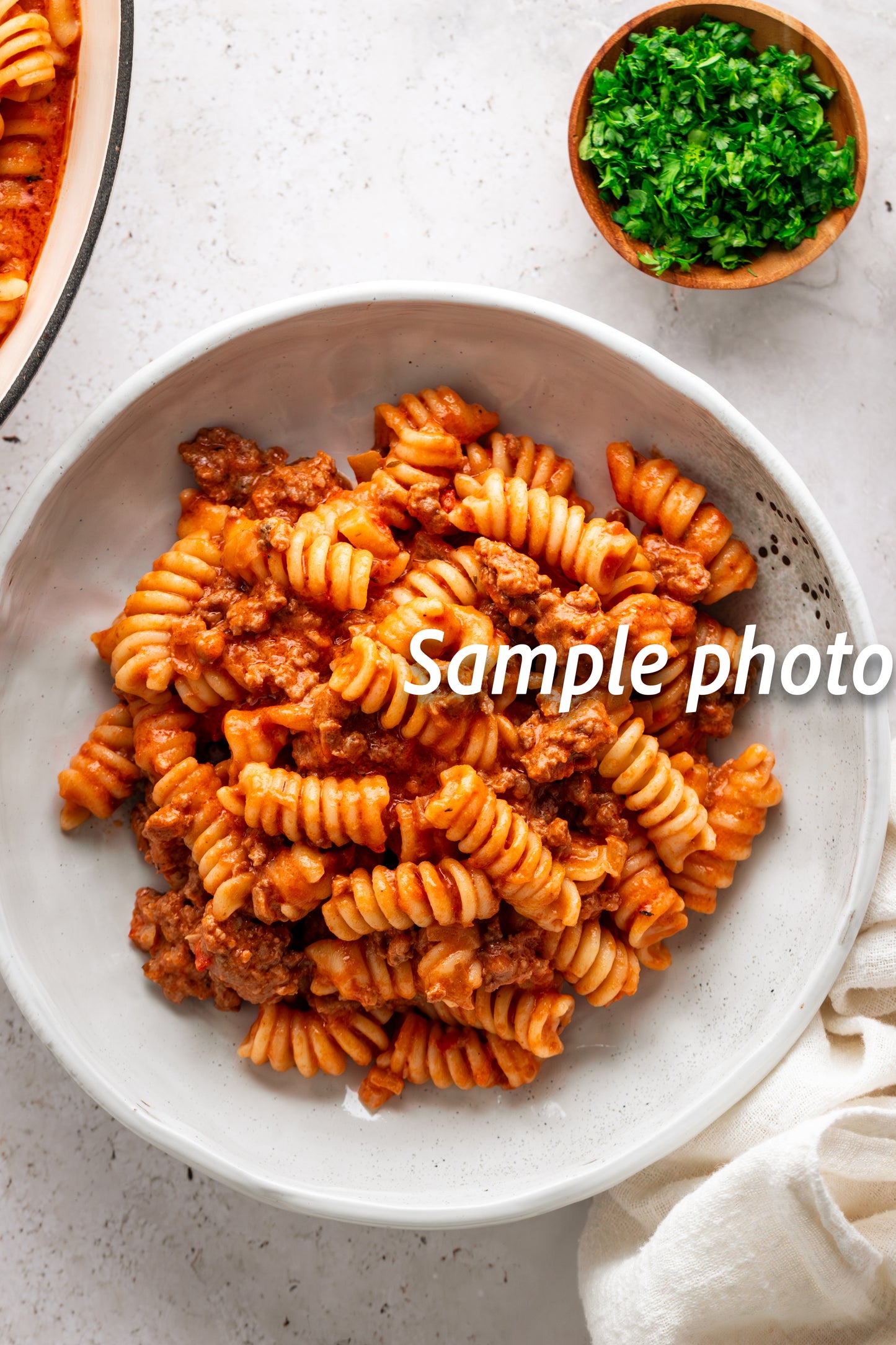 Creamy Beef Tomato Pasta - Set 2