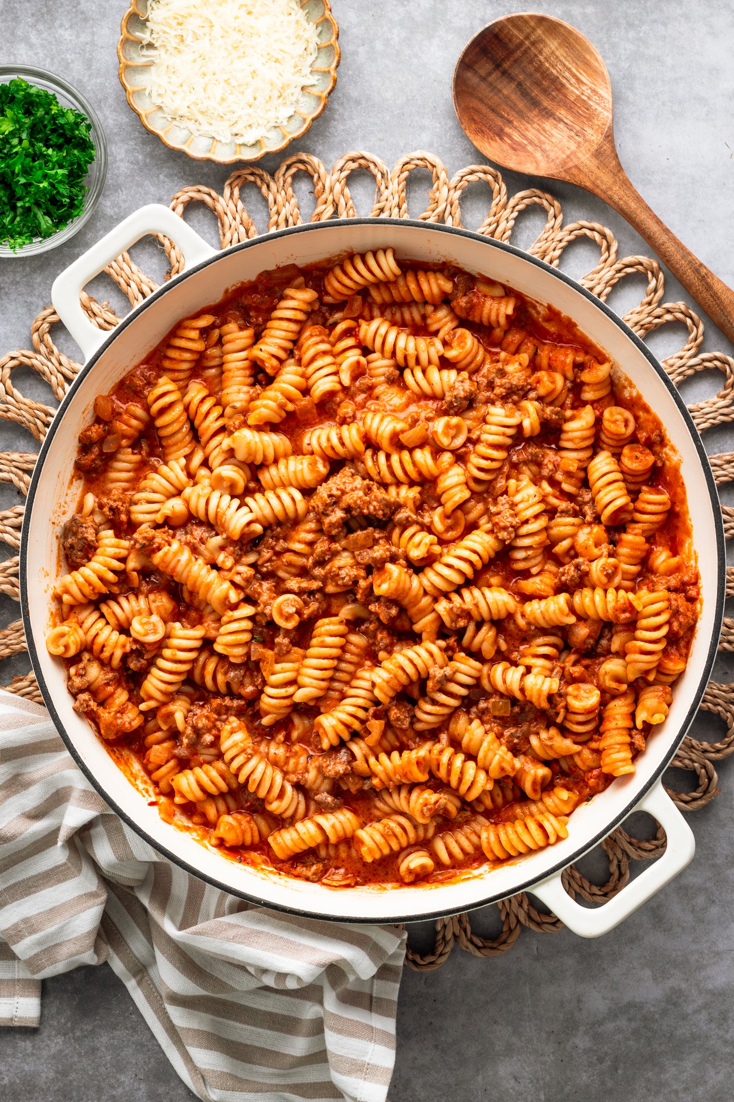 Creamy Beef Tomato Pasta - Set 1