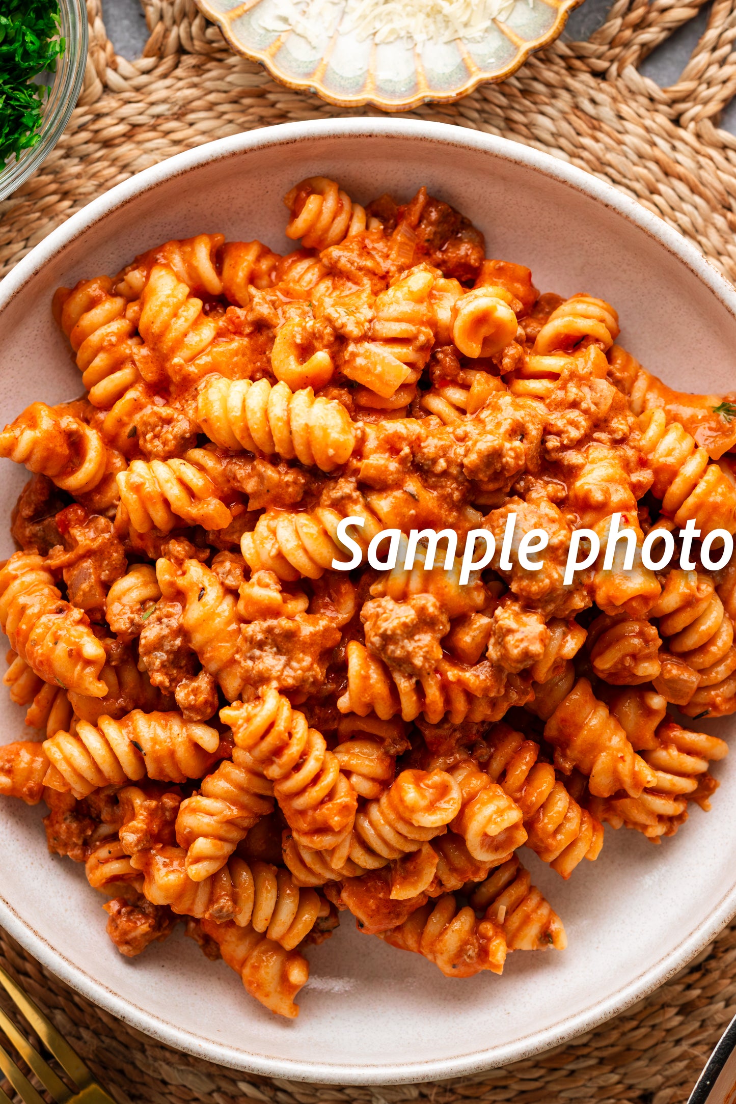 Creamy Beef Tomato Pasta - Set 1